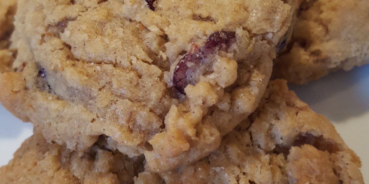 Oatmeal, Cranberry & Walnut Cookies