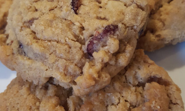 Oatmeal, Cranberry & Walnut Cookies