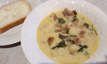 Sausage & Potato Cream Soup (Zuppa Tuscano)
